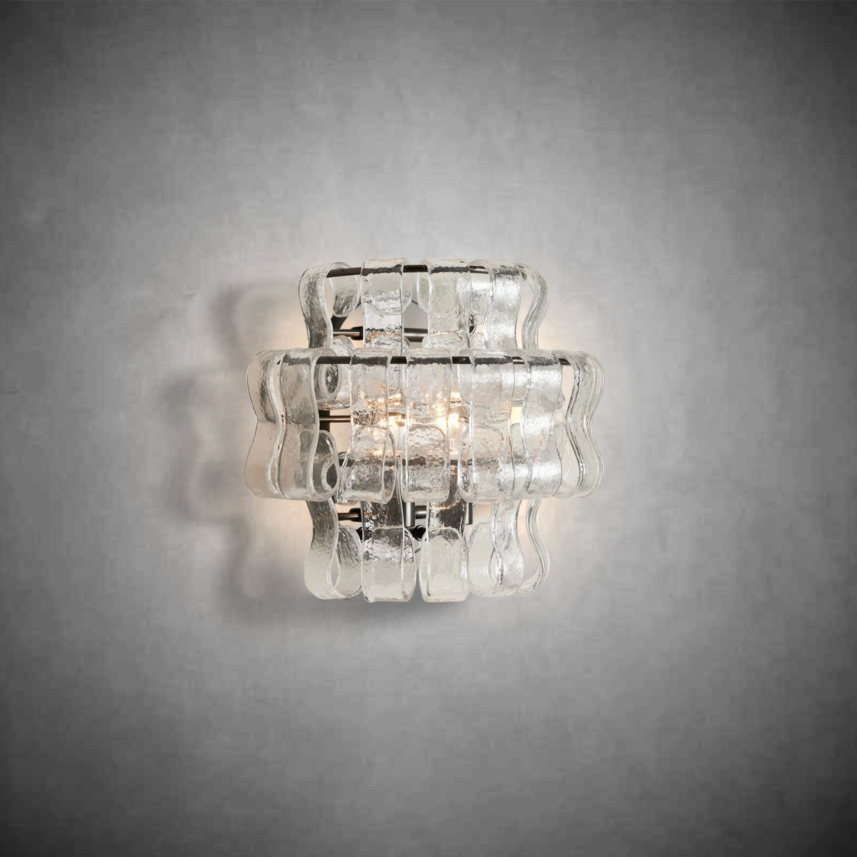 Ghiaccio Glass Wall Sconce - briglamps