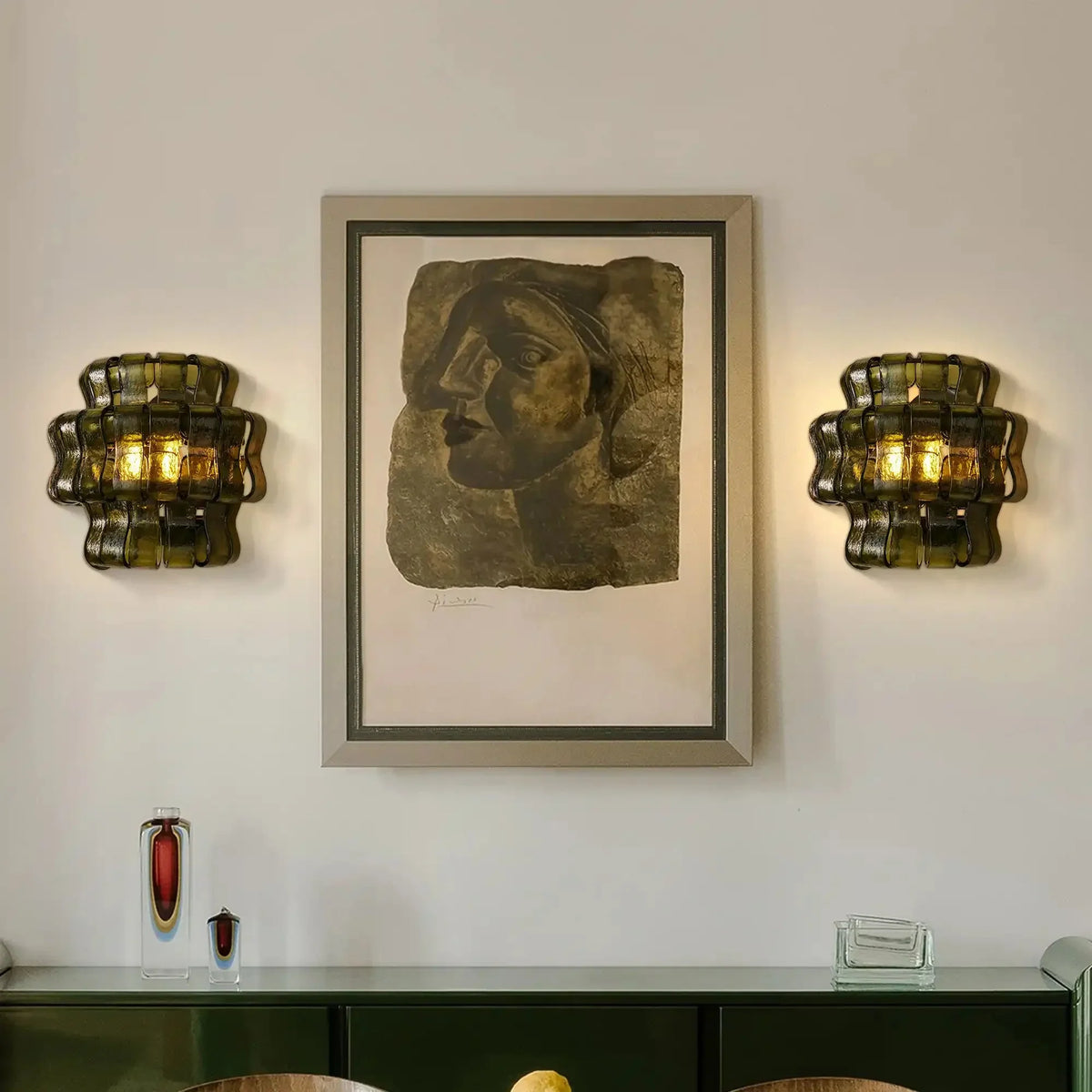 Ghiaccio Glass Wall Sconce - briglamps