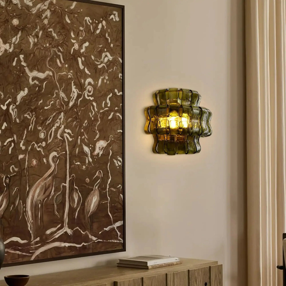 Ghiaccio Glass Wall Sconce - briglamps