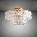 Ghiaccio Modern Glass Flushmount - briglamps