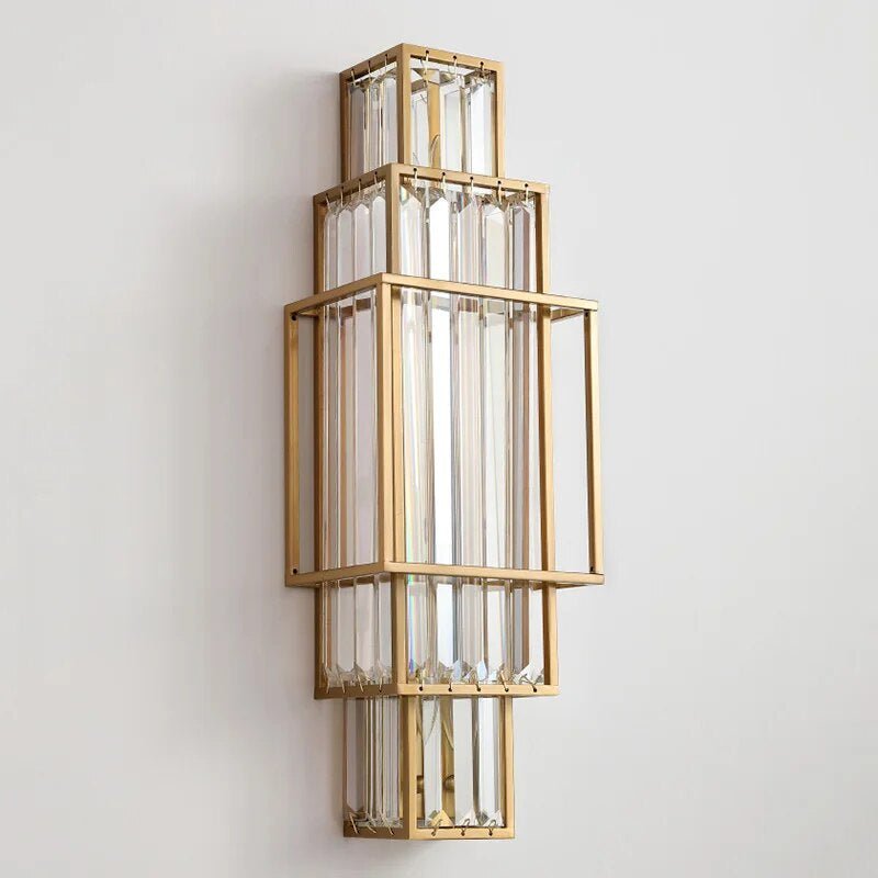 Gio Crystal Wall Sconce - briglamps