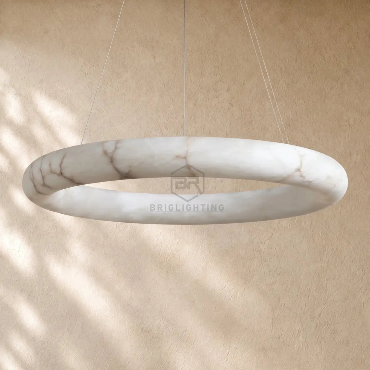 Halimas Halo Alabaster Chandelier