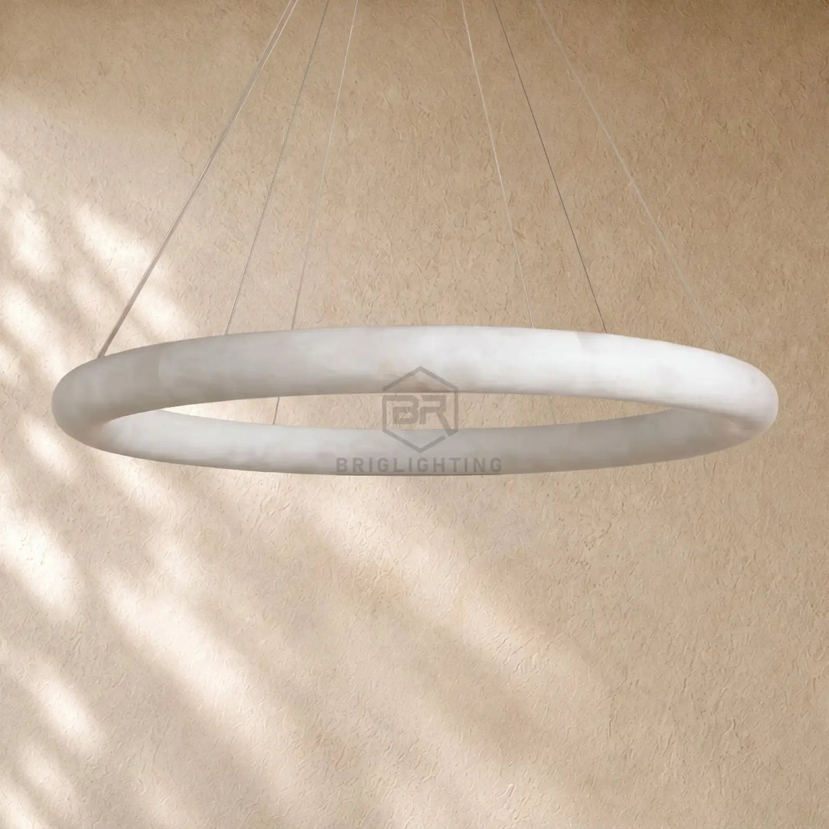 Halimas Halo Alabaster Chandelier
