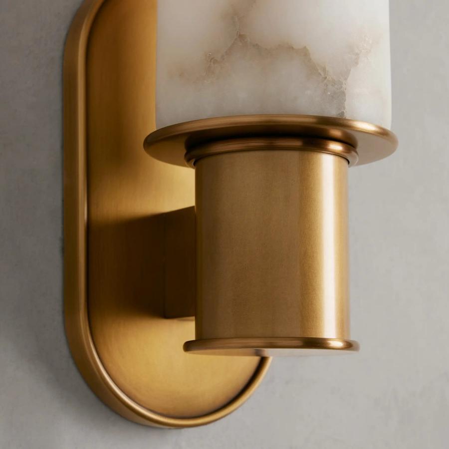 Harlin Wall Sconce in Alabaster - Brig Lighting