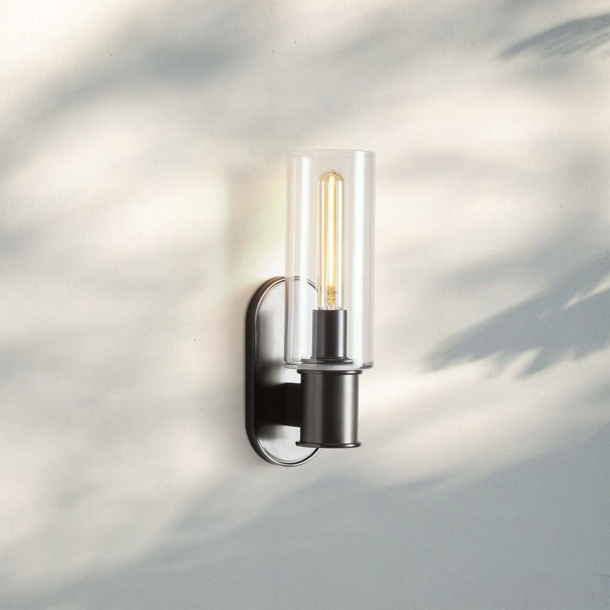 Harline Clear Glass Wall Sconce - Brig Lighting