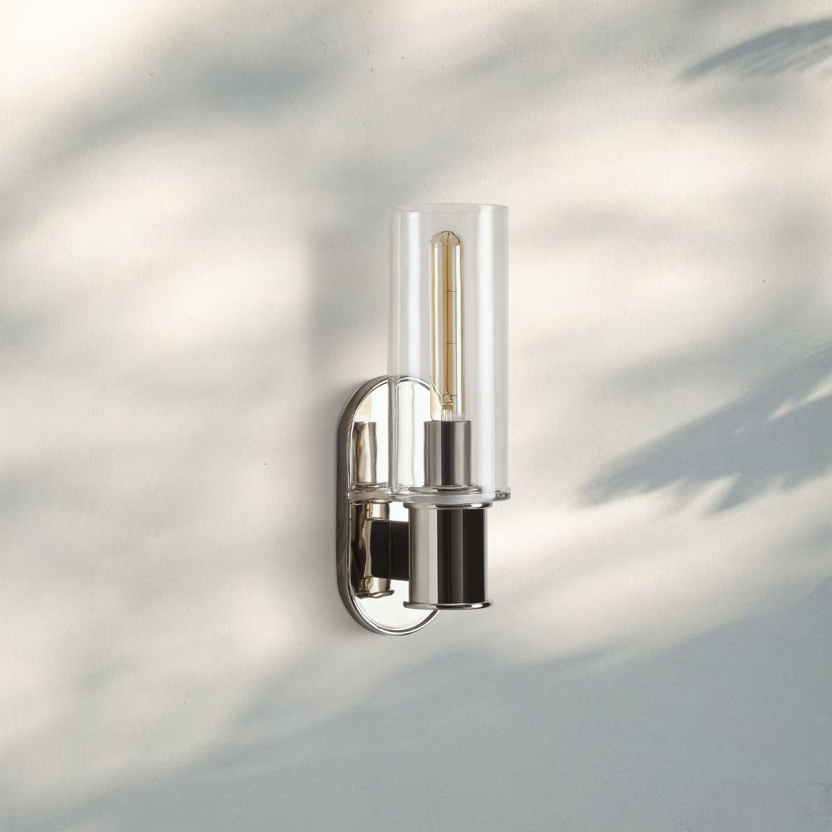 Harline Clear Glass Wall Sconce - Brig Lighting