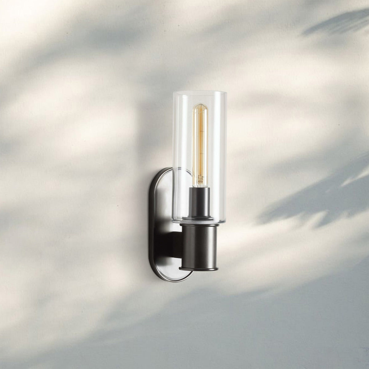 Harline Clear Glass Wall Sconce - Brig Lighting