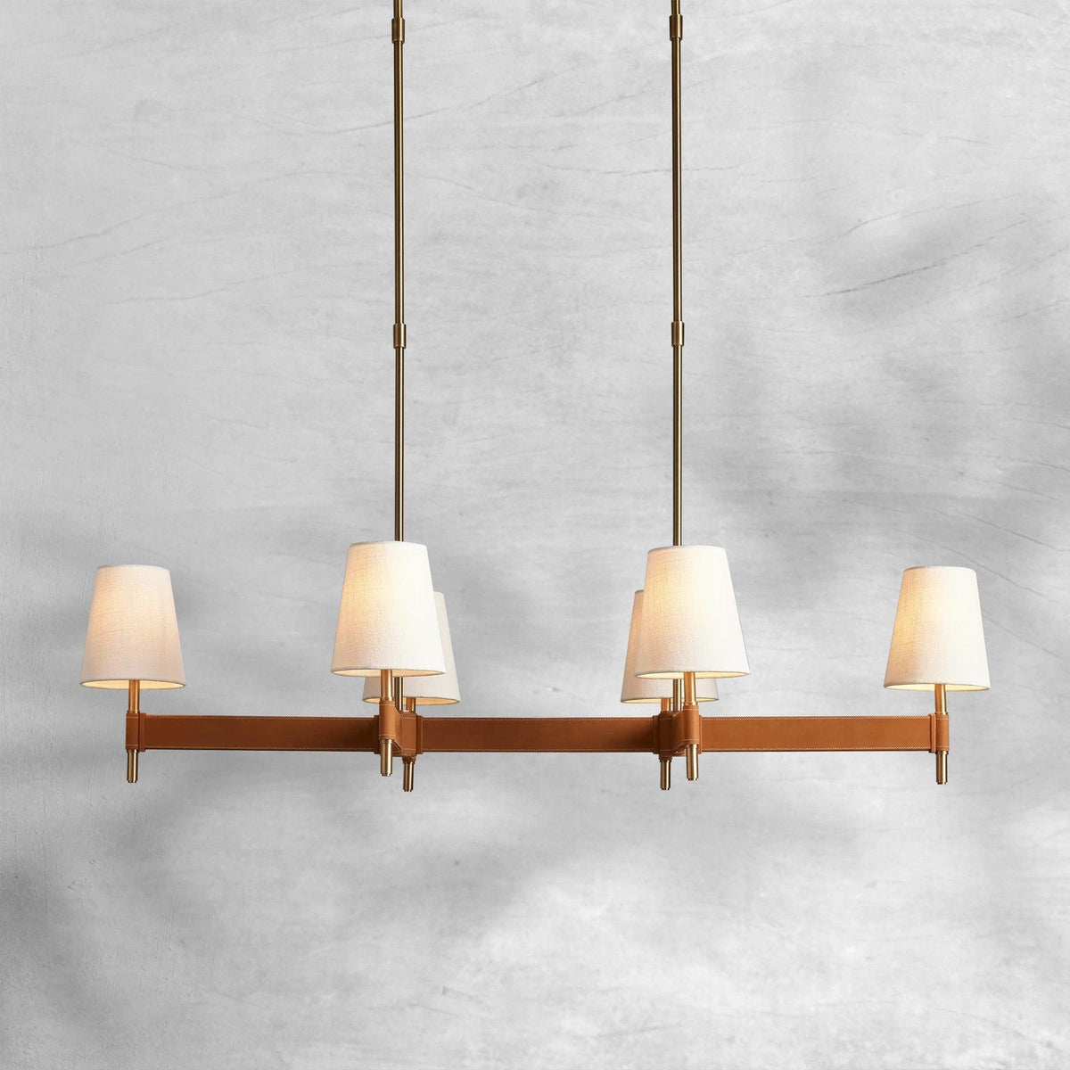 Hastings Linear Chandelier 6/8/10 Light - Brig