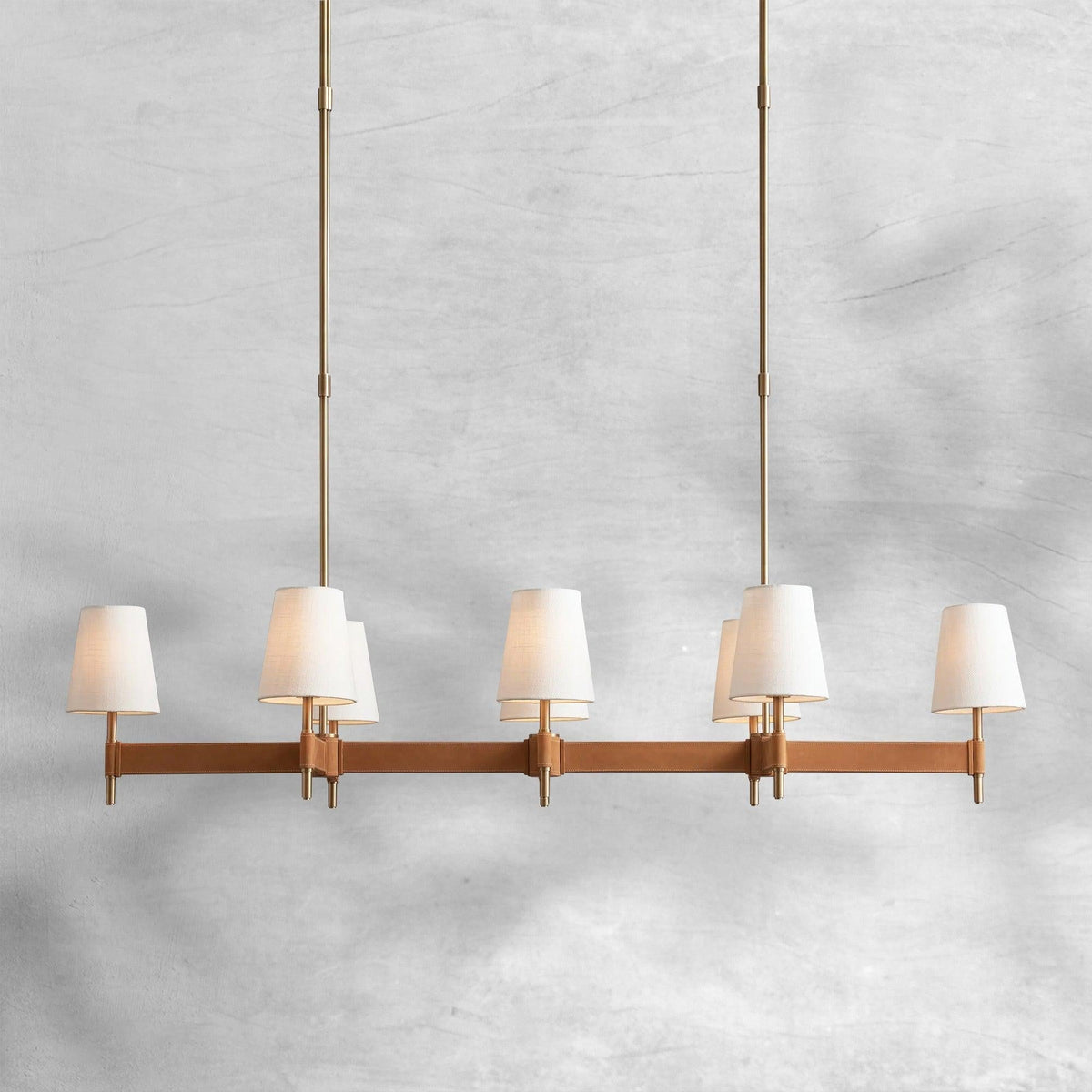 Hastings Linear Chandelier 6/8/10 Light - Brig