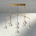 Hemisphere Linear Chandelier 54", 72" - Brig