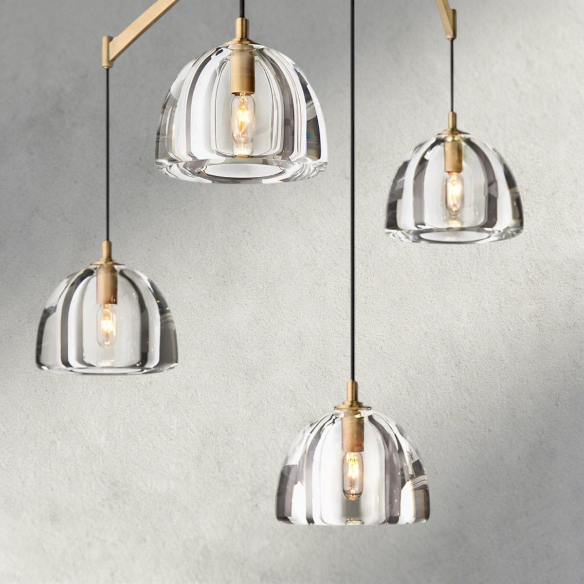 Hemisphere Linear Chandelier 54", 72" - Brig