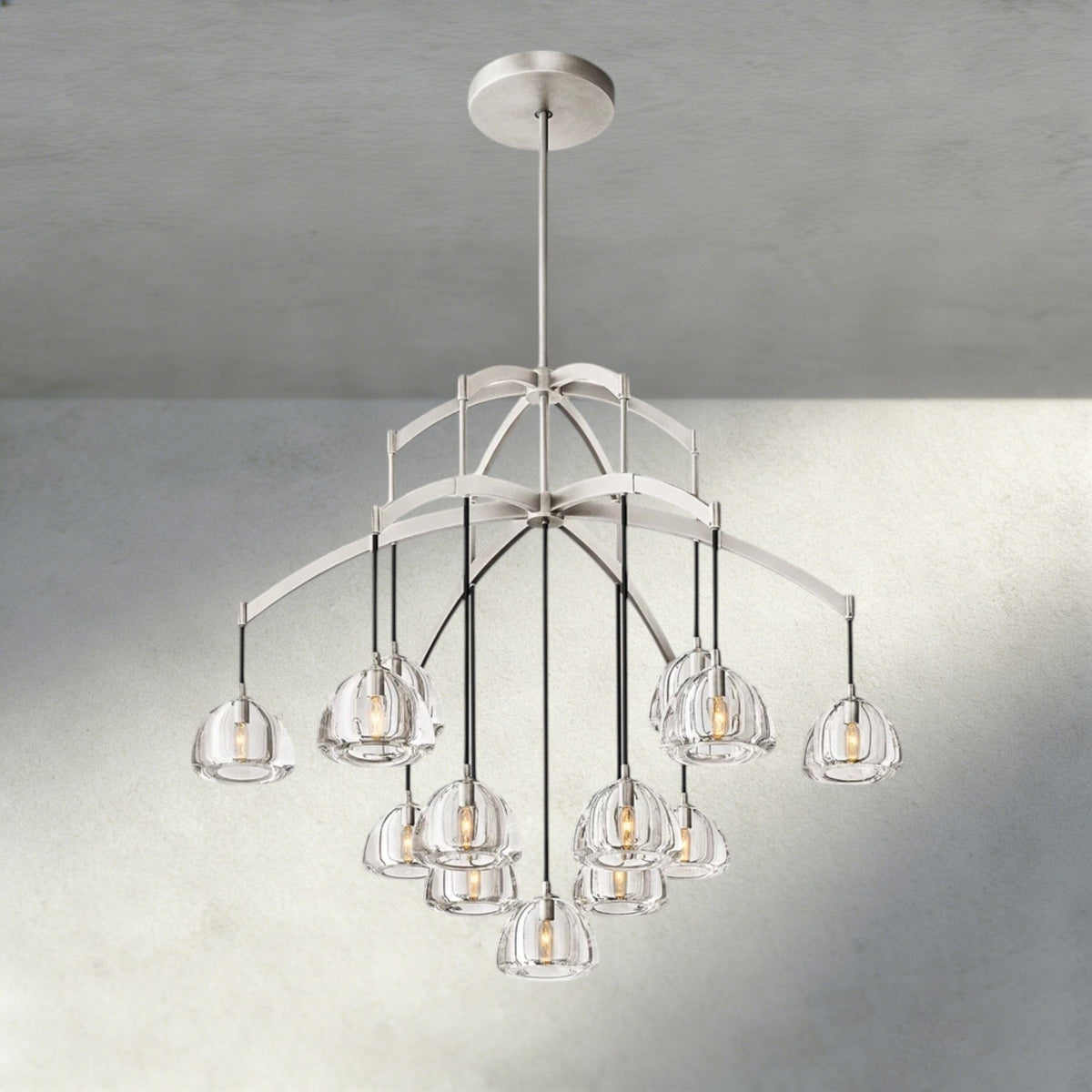 Hemisphere Round Chandelier 36", 48", 60" - Brig