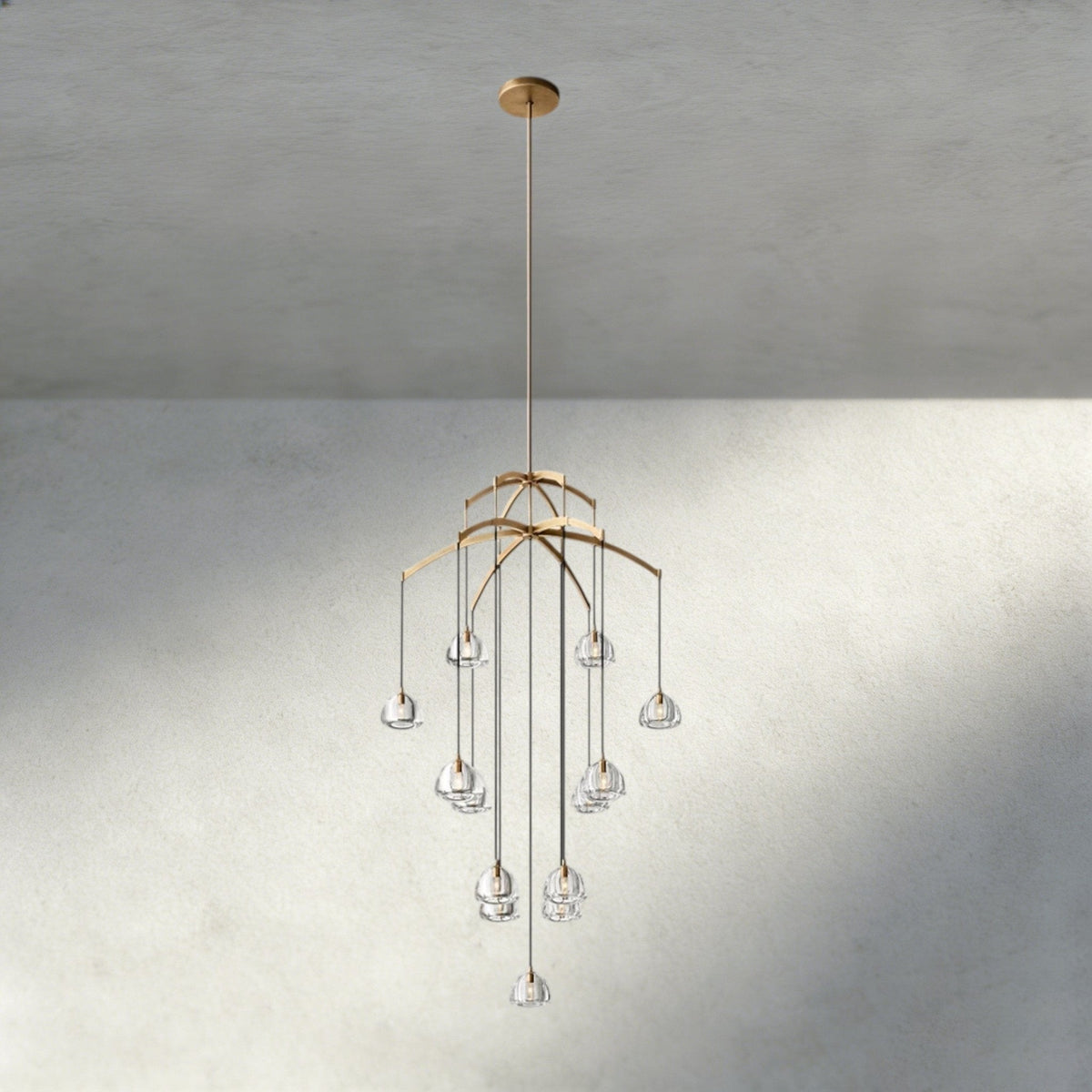 Hemisphere Round Chandelier 36", 48", 60" - Brig