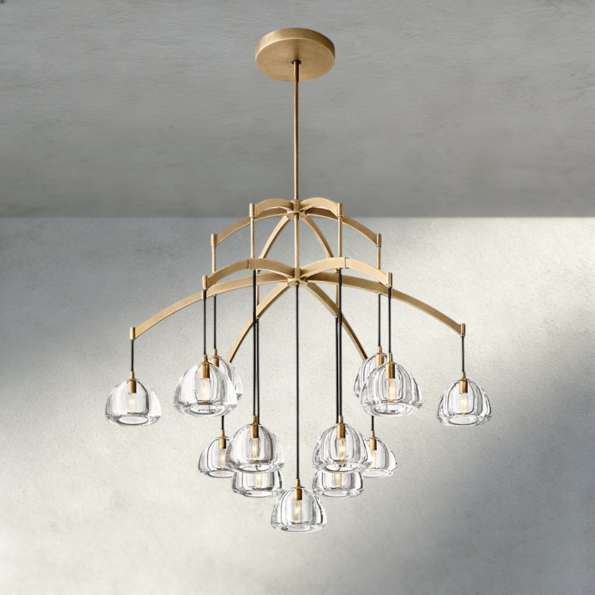 Hemisphere Round Chandelier 36", 48", 60" - Brig