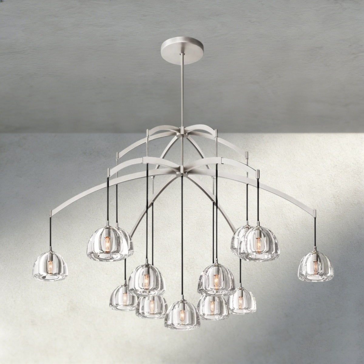 Hemisphere Round Chandelier 36", 48", 60" - Brig