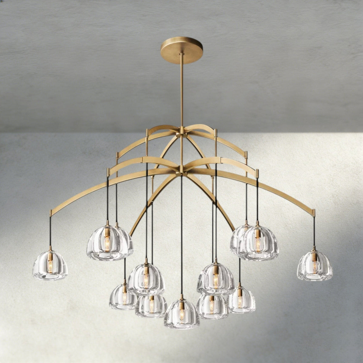Hemisphere Round Chandelier 36", 48", 60" - Brig