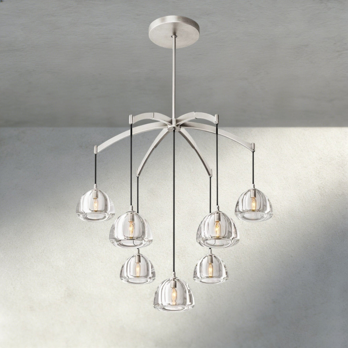 Hemisphere Round Chandelier 36", 48", 60" - Brig