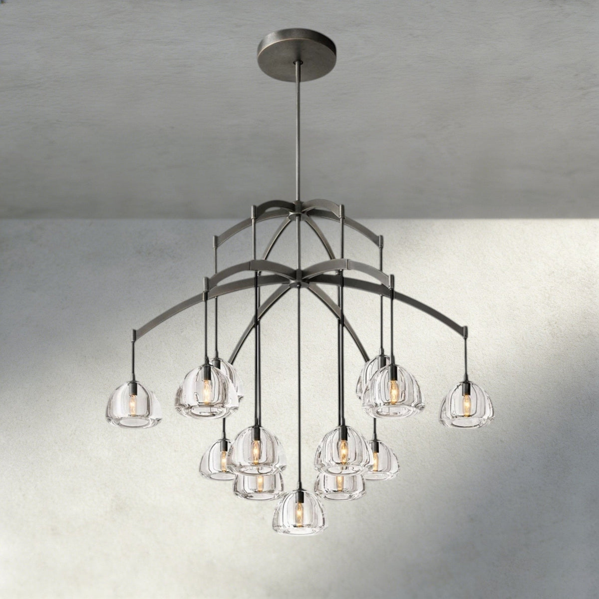 Hemisphere Round Chandelier 36", 48", 60" - Brig