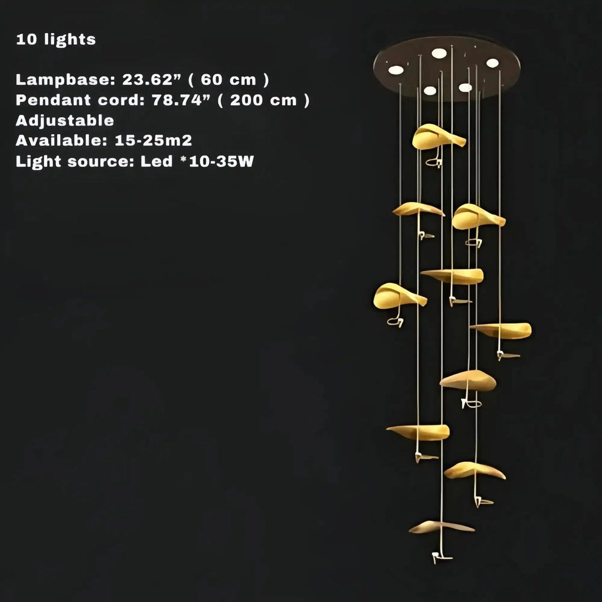 Jenissa Vintage Crystal Staircase Chandelier High Ceiling Luxury Lighting - Brig Lighting