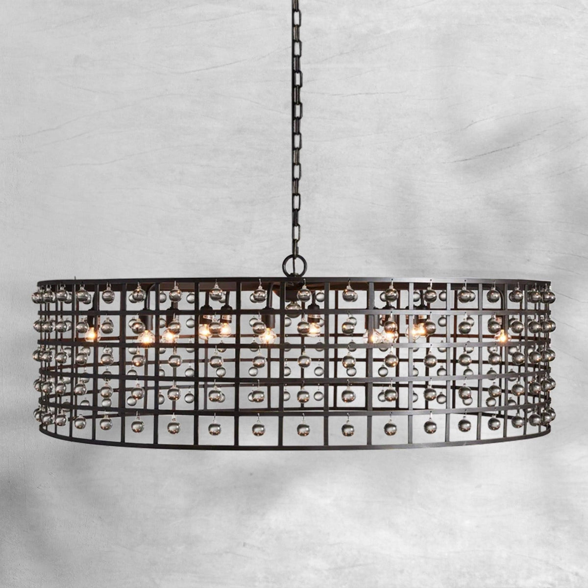 La Cage Round Chandelier 6/8/12 Light - briglamps