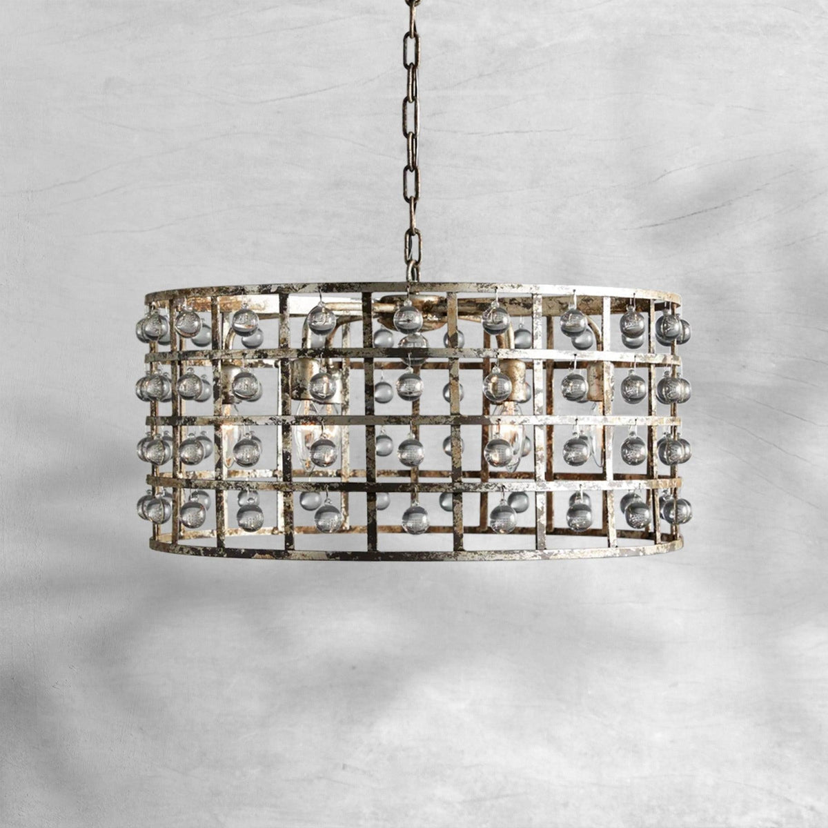 La Cage Round Chandelier 6/8/12 Light - briglamps