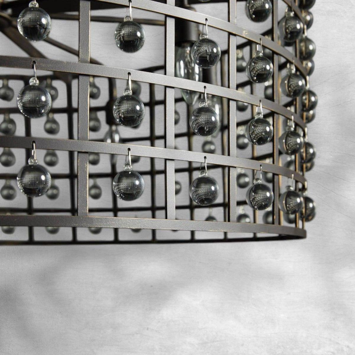 La Cage Round Chandelier 6/8/12 Light - briglamps