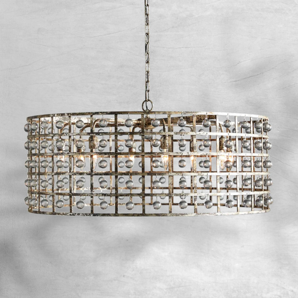 La Cage Round Chandelier 6/8/12 Light - briglamps