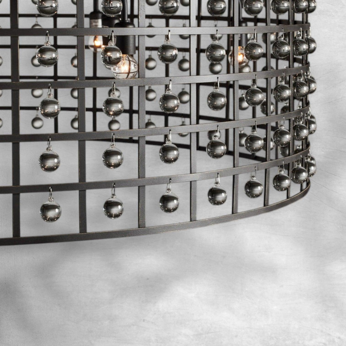 La Cage Round Chandelier 6/8/12 Light - briglamps