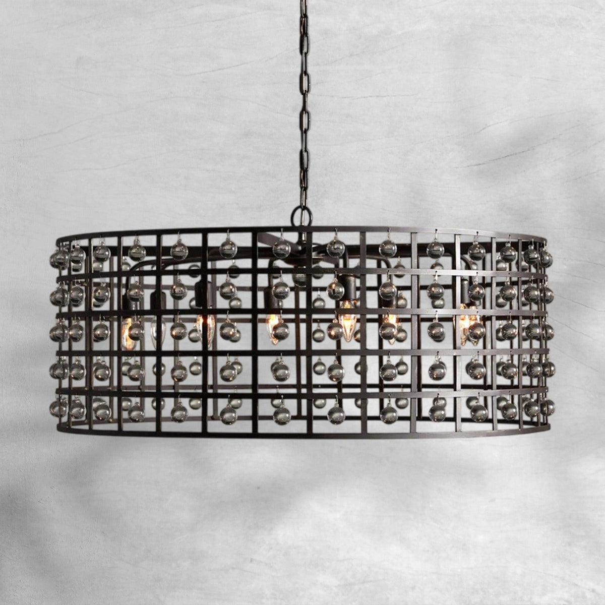 La Cage Round Chandelier 6/8/12 Light - briglamps