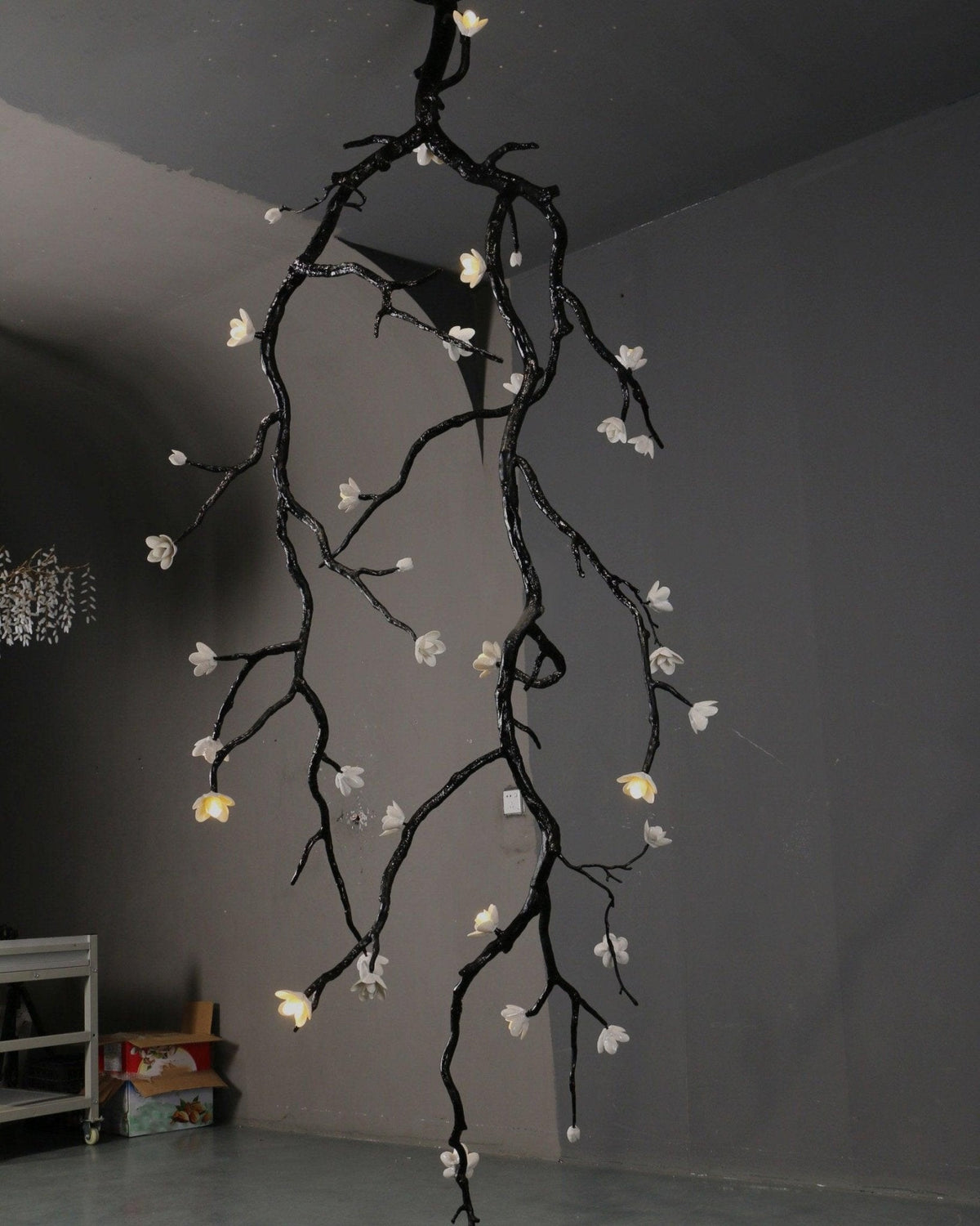Large Long Branch Flower Chandelier - Brig Lighting