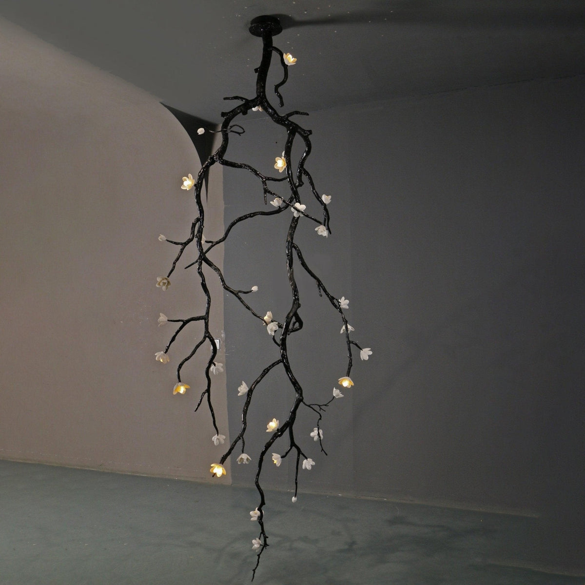 Large Long Branch Flower Chandelier - Brig Lighting