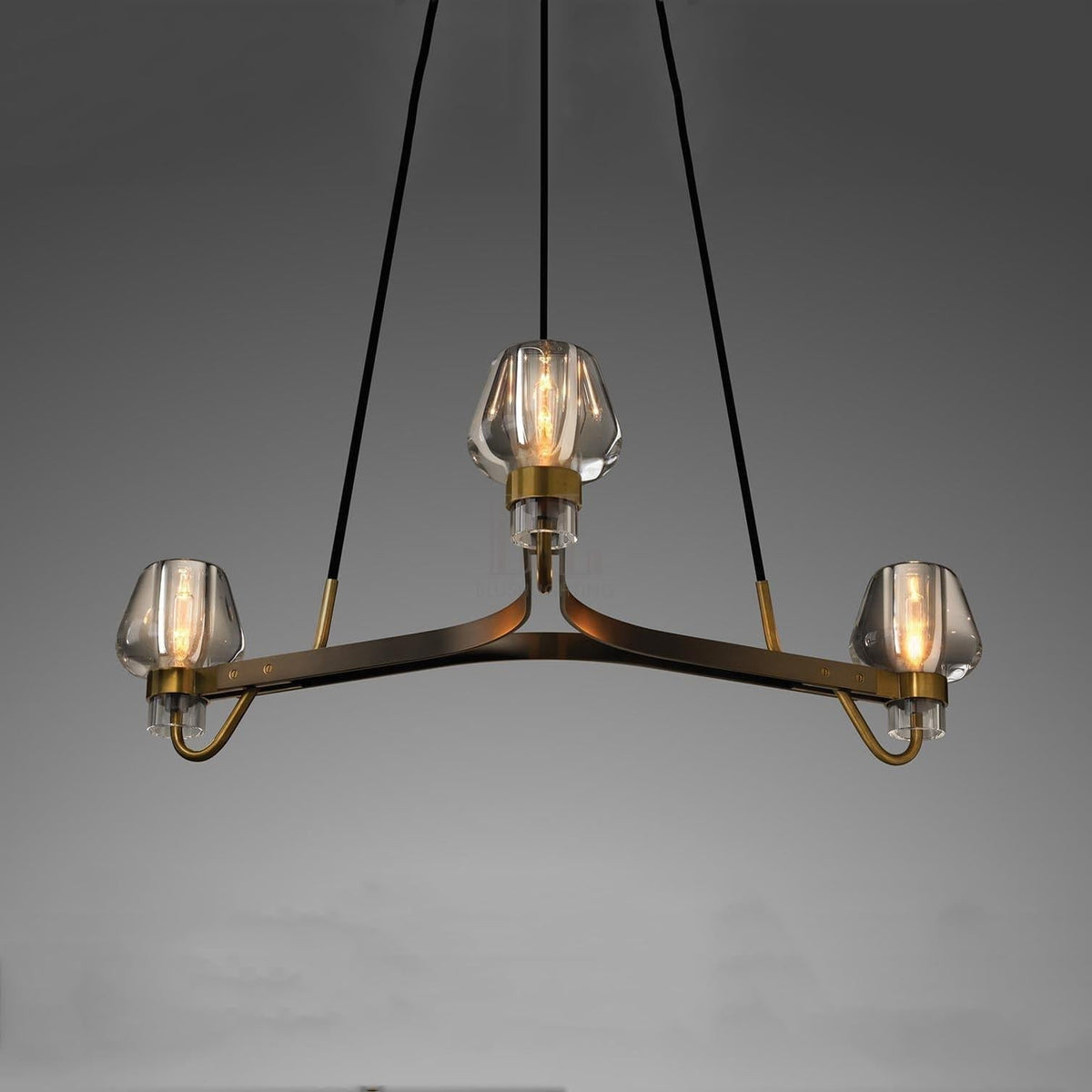 Letitia Crystal Chandelier 3 Light - Brig Lighting