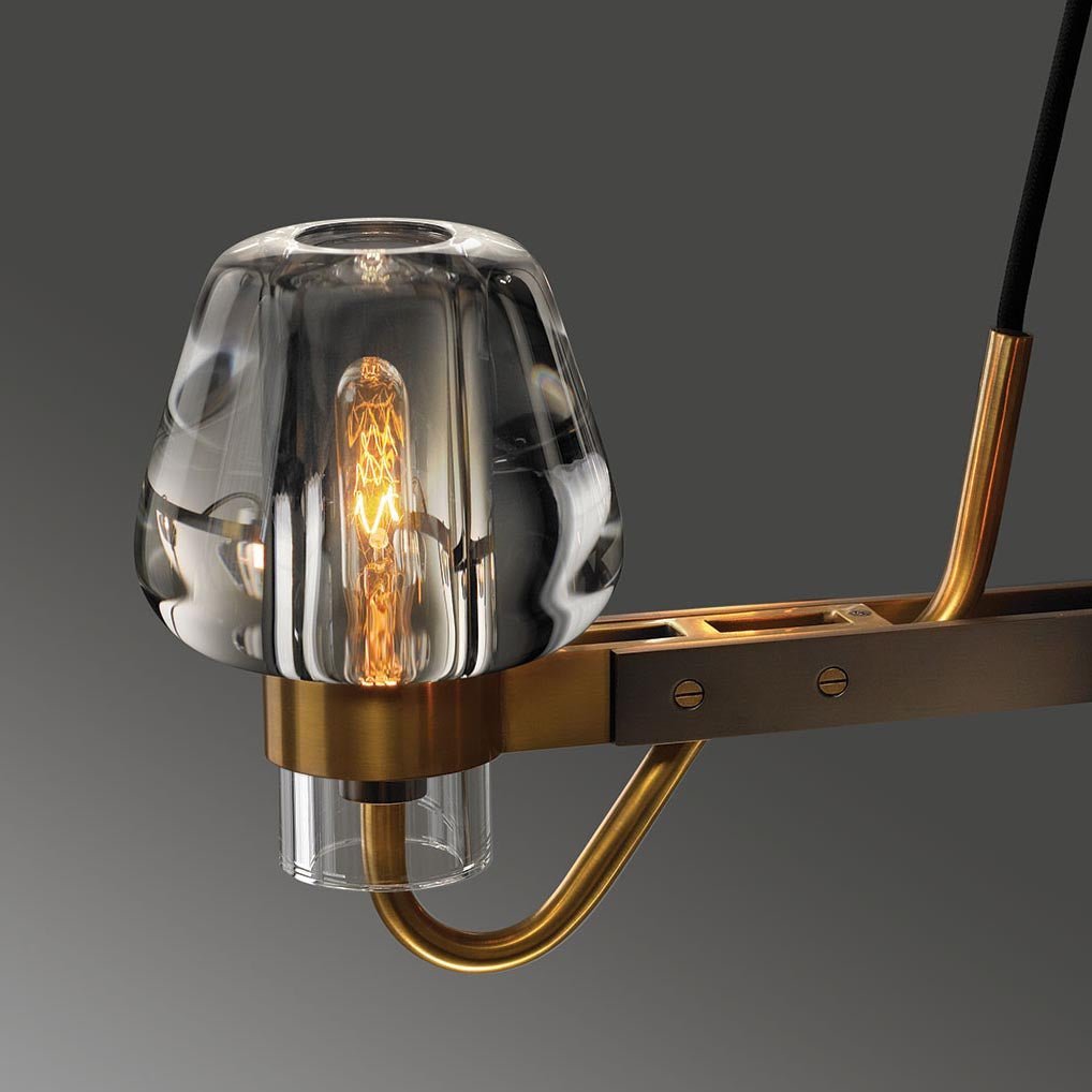Letitia Crystal Chandelier 3 Light - Brig Lighting