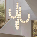 Lexi Modern Necklace Chandelier Acrylic Orb Statement Chandelier - Brig Lighting