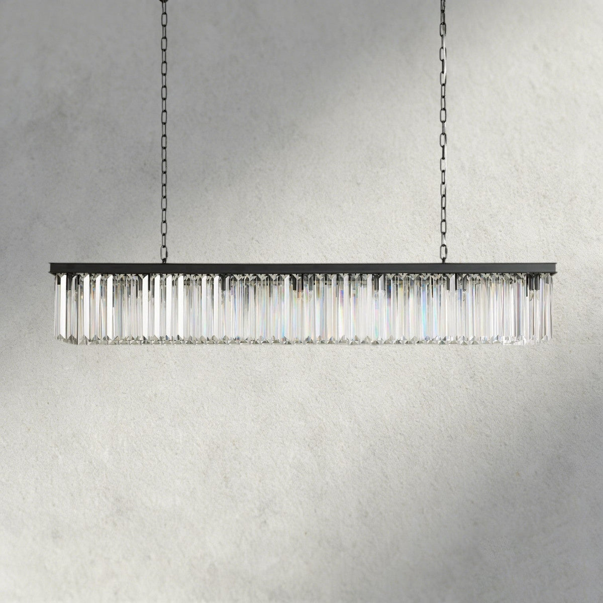 Leyland Rectangular Chandelier 60", 71.5" - Brig