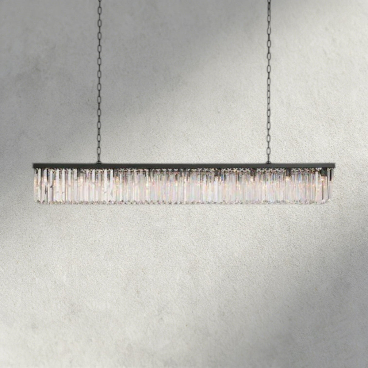 Leyland Rectangular Chandelier 60", 71.5" - Brig