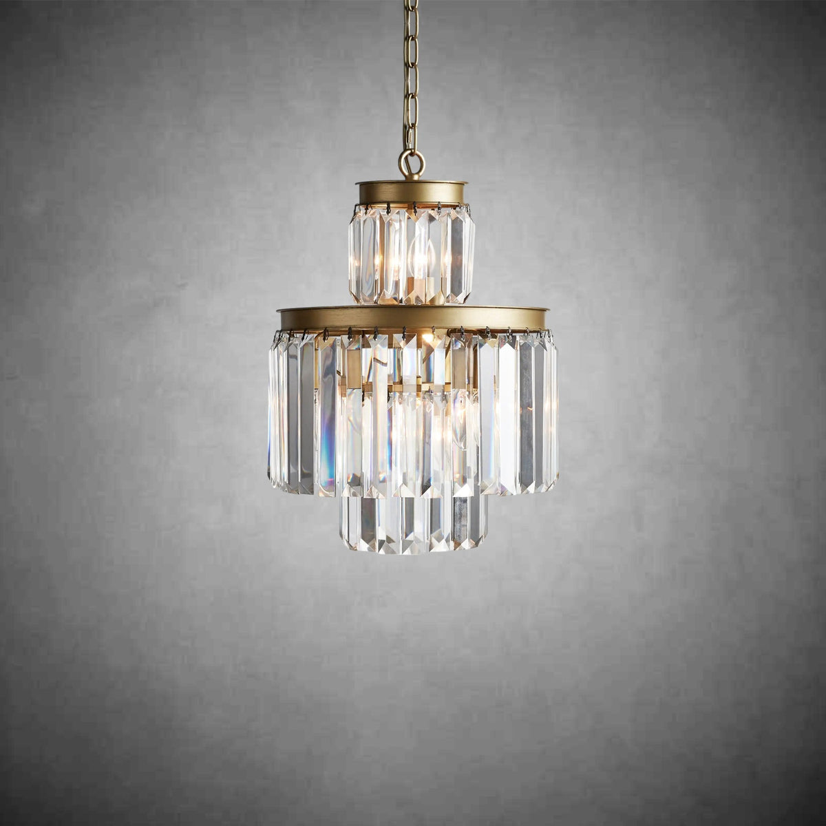 Leyland Tiered Round Chandelier Lighting - briglamps