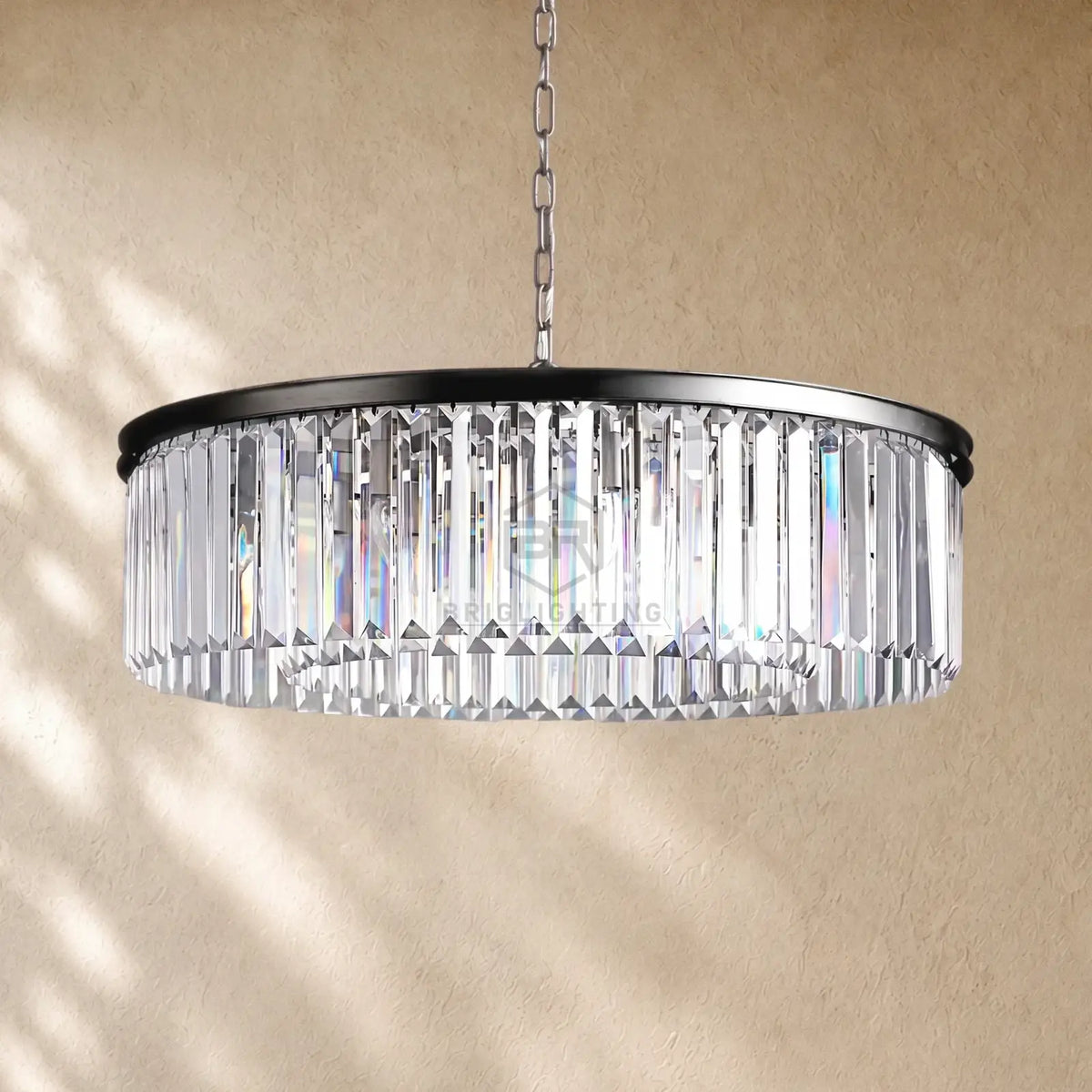 Leylend Crystal Round Chandelier