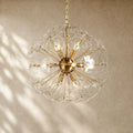 Lili Round Chandelier - Brass / 8 Light