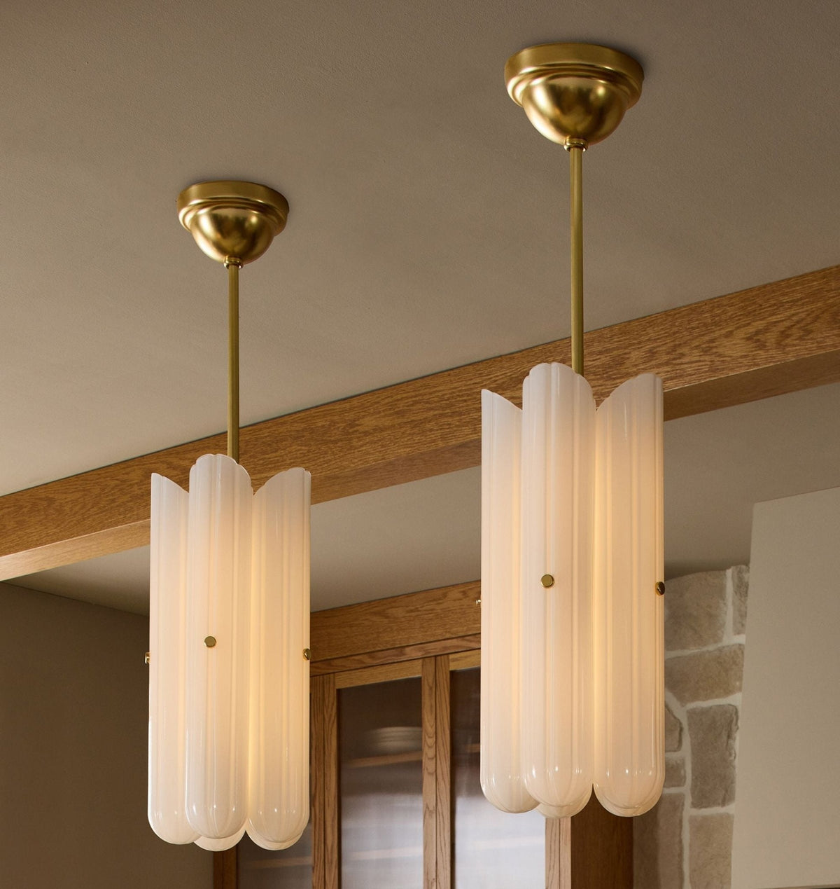 Lorna LED Pendant 12" H 24" H - briglamps