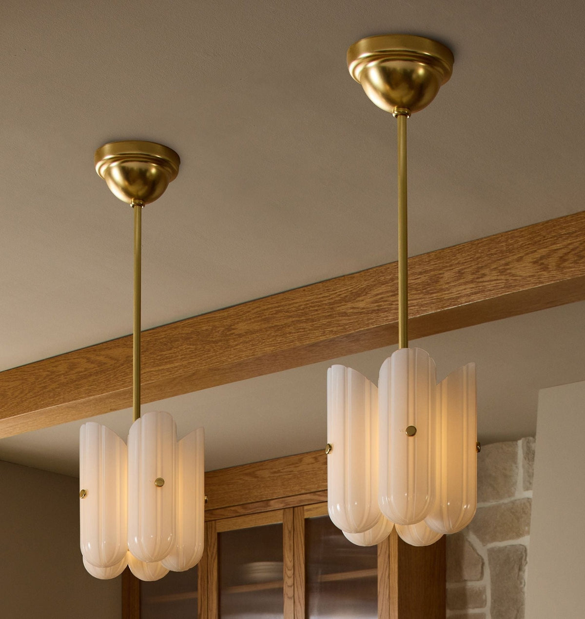 Lorna LED Pendant 12" H 24" H - briglamps