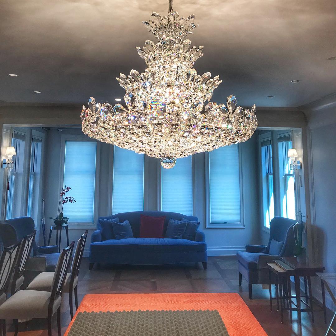 Luxury Empire Floral Crystal Chandelier - Brig Lighting