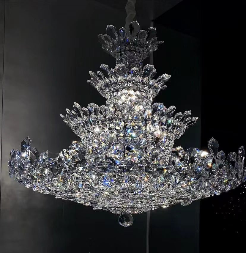 Luxury Empire Floral Crystal Chandelier - Brig Lighting