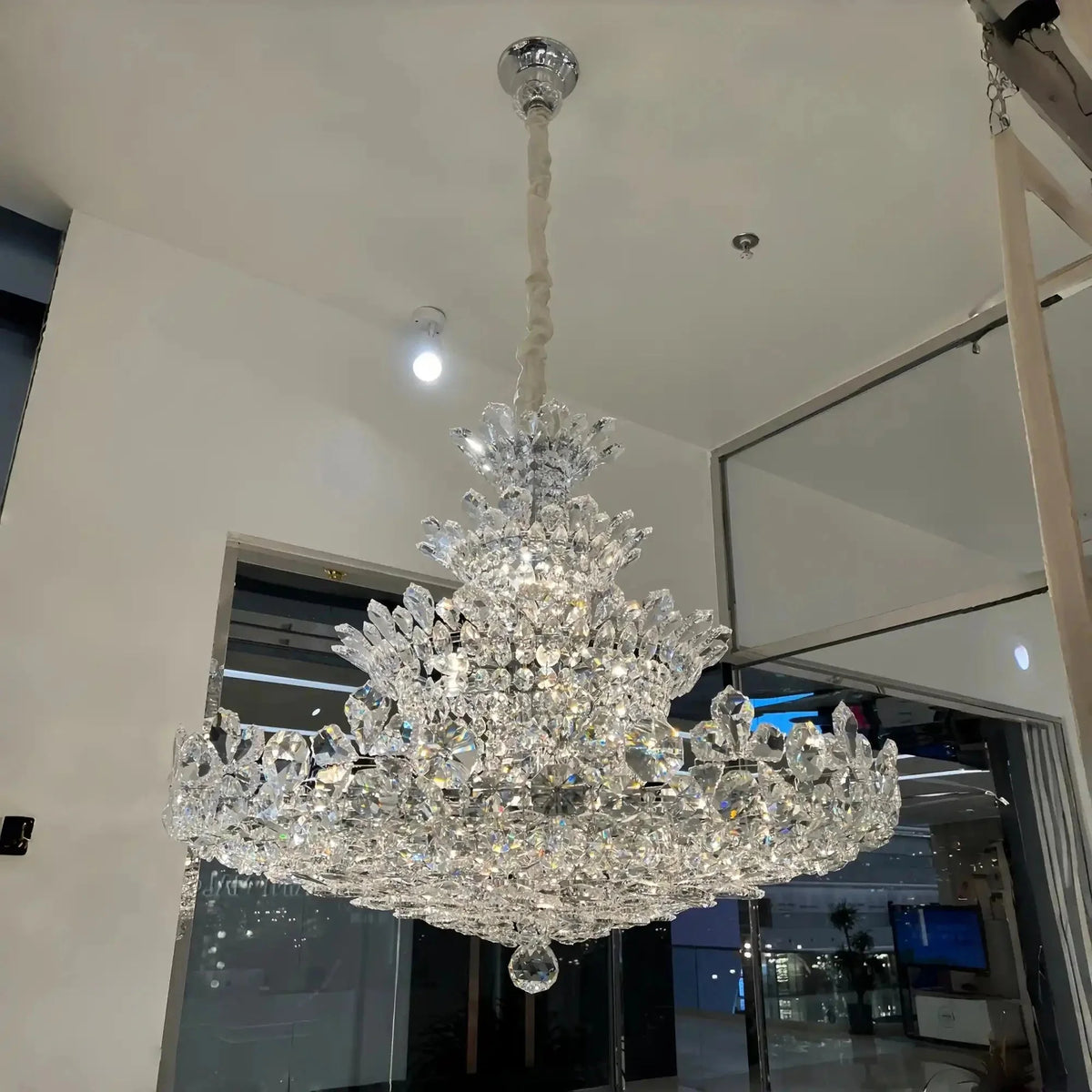 Luxury Empire Floral Crystal Chandelier - Brig Lighting