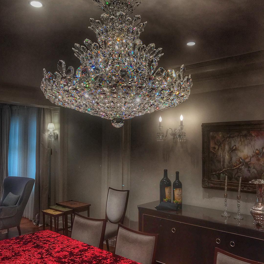 Luxury Empire Floral Crystal Chandelier - Brig Lighting