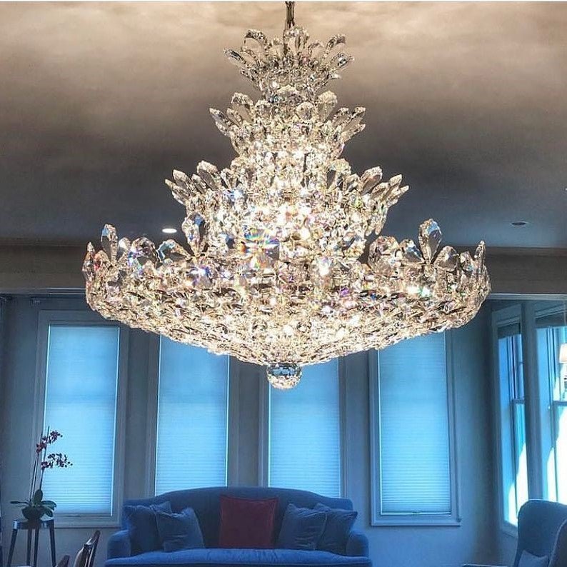 Luxury Empire Floral Crystal Chandelier - Brig Lighting