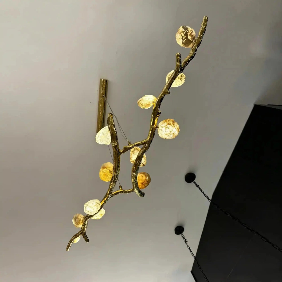 Luxury Statement Nature-inspired Twig Natural Crystal Chandelier - Brig Lighting