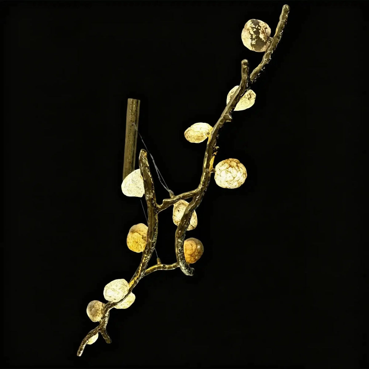 Luxury Statement Nature-inspired Twig Natural Crystal Chandelier - Brig Lighting