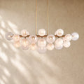 Mandozan Linear Chandelier - Brass