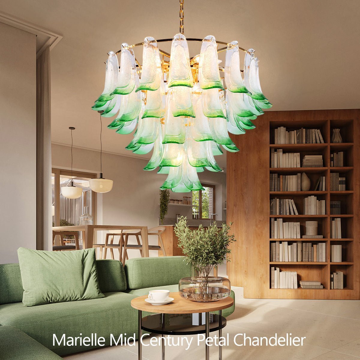 Marielle Mid Century Petal Chandelier - Brig Lighting